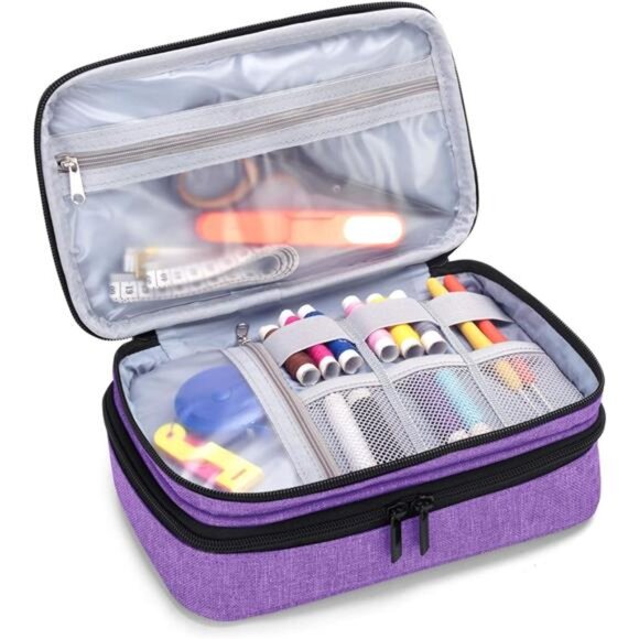 Sewing Accessories Organizer, Double-Layer Sewing Supplies Organizer - Picture 2 of 8